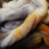 100g Hand Dyed Dorset Horn Wool Top for Handspinning or Felting - 'Owl'