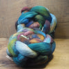 100g Hand Dyed Merino Wool Top for Handspinning or Felting - 'Peacock Shades’