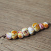 Handmade Lampwork Glass Beads - Orphan Set, Pink, Gold, White