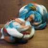Hand Dyed Shetland Wool Top for Spinning or Felting - 'Patina’