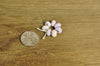 Handmade Lampwork Glass Spacer Beads - Pale Pink (1809)