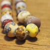 Handmade Lampwork Glass Beads - Multicolour Speckled, Earthy Shades