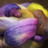 Hand Dyed Corriedale Wool Top for Spinning or Felting - 'Vintage Violets'