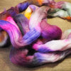 Falkland Wool Top for Handspinning or Felting - Russet Pansies