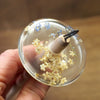 Botanical Top Whorl Resin Drop Spindle - Forget Me Not and Elderflower, 36 grams