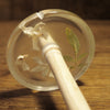 New Design Botanical Top Whorl Resin Drop Spindle - White Jasmine