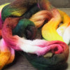 Hand Dyed Shetland Wool Top - 'Autumn'