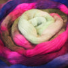 SECONDS, REDUCED PRICE. 100g Hand Dyed Merino Wool Top for Handspinning or Felting - 'Raisin Gradient'