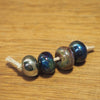 Handmade Lampwork Glass Beads - Shiny Metallic Mix