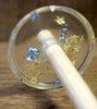 Botanical Top Whorl Resin Drop Spindle - Forget Me Not and Elderflower, 41 grams