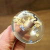 Botanical Top Whorl Resin Drop Spindle - Forget Me Not and Elderflower, 41 grams