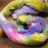 Merino/Silk Top (50/50) for Hand Spinning - 'Spring Iris’