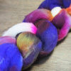 Southdown Wool Top for Hand Spinning and Felting - 'Winter Berries'