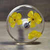 Botanical Top Whorl Resin Drop Spindle - Wild Buttercups, 35 grams