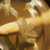New Design Botanical Top Whorl Resin Drop Spindle - White Jasmine