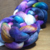Hand Dyed Corriedale Wool Top for Spinning or Felting - 'Cosmos'