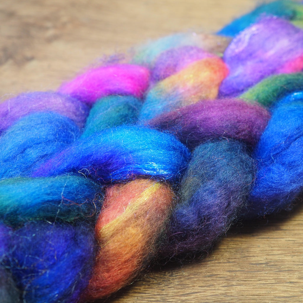 BFL Wool / Sparkly Nylon Top - 'Cosmos’