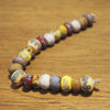Handmade Lampwork Glass Beads - Multicolour Speckled, Earthy Shades