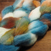 Hand Dyed Shetland Wool Top for Spinning or Felting - 'Patina’