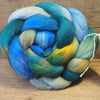 100g Hand Dyed Merino Wool Top for Handspinning or Felting - 'Tide Pool’