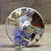 Botanical Top Whorl Resin Drop Spindle - Mixed Flowers (1), 38 grams