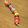 Handmade Lampwork Glass Beads - Multicoloured Shimmer (2)