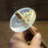 New Design Botanical Top Whorl Resin Drop Spindle - Elderflower