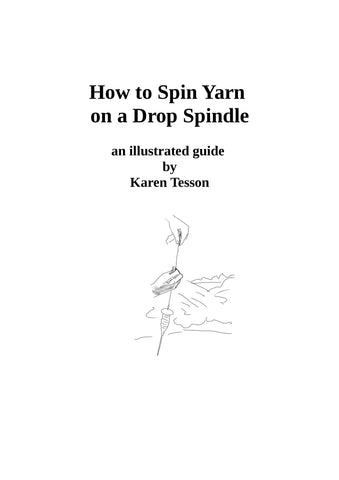 Ebooklet - Learn to Spin Yarn on a Drop Spindle