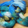 100g Hand Dyed Merino Wool Top for Handspinning or Felting - 'Tide Pool’