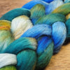 100g Hand Dyed Merino Wool Top for Handspinning or Felting - 'Tide Pool’