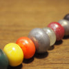 Handmade Lampwork Glass Beads - Multicoloured Shimmer (2)