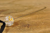Spinner's Fetch Hook (Orifice hook) Amber and white sparkles (1)