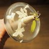 New Design Botanical Top Whorl Resin Drop Spindle - White Jasmine