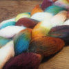 Hand Dyed Shetland Wool Top for Spinning or Felting - 'Tarnish’