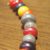 Handmade Lampwork Glass Beads - Multicoloured Shimmer (2)