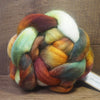 Hand Dyed Shetland Wool Top for Spinning or Felting - 'Orchard’