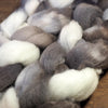Southdown Wool Top for Hand Spinning and Felting - 'Owl'