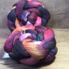 100g Hand Dyed Merino Wool Top for Handspinning or Felting - 'Black Cherry'