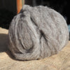 Homegrown Ryeland / Shetland Sliver - Natural Grey, 100g
