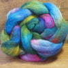 Hand Dyed Corriedale Wool Top for Spinning or Felting - 'Dragonfly Shades'