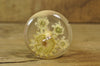 Resin Drop Spindle - Astrantia and White Lace Flower