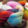 Hand Dyed Cheviot Wool Top for Spinning or Felting - 'Autumn Bouquet'