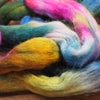 Hand Dyed Corriedale Wool Top for Spinning or Felting - 'Dragonfly Shades'