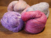 Carded Wool/Luxury Fibre Batt Set, 100g - 'Heathered Purples'