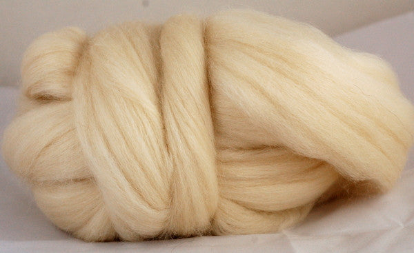 Undyed BFL Wool Top