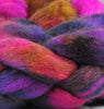 BFL Wool Top for Hand Spinning - Bonfire Night