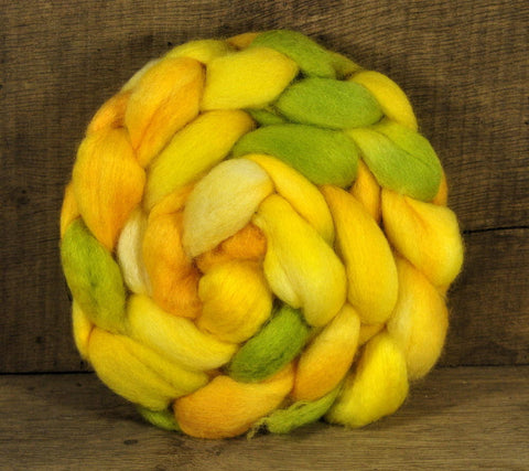 BFL Wool Top for Hand Spinning - 'Buttercups'