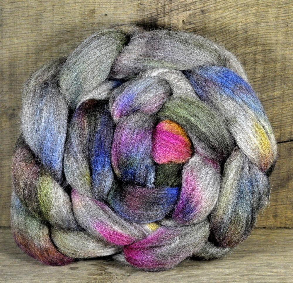BFL Wool Top for Hand Spinning - 'Heathland Path'