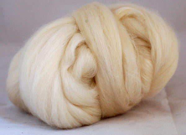 Undyed BFL/Kid Mohair Top