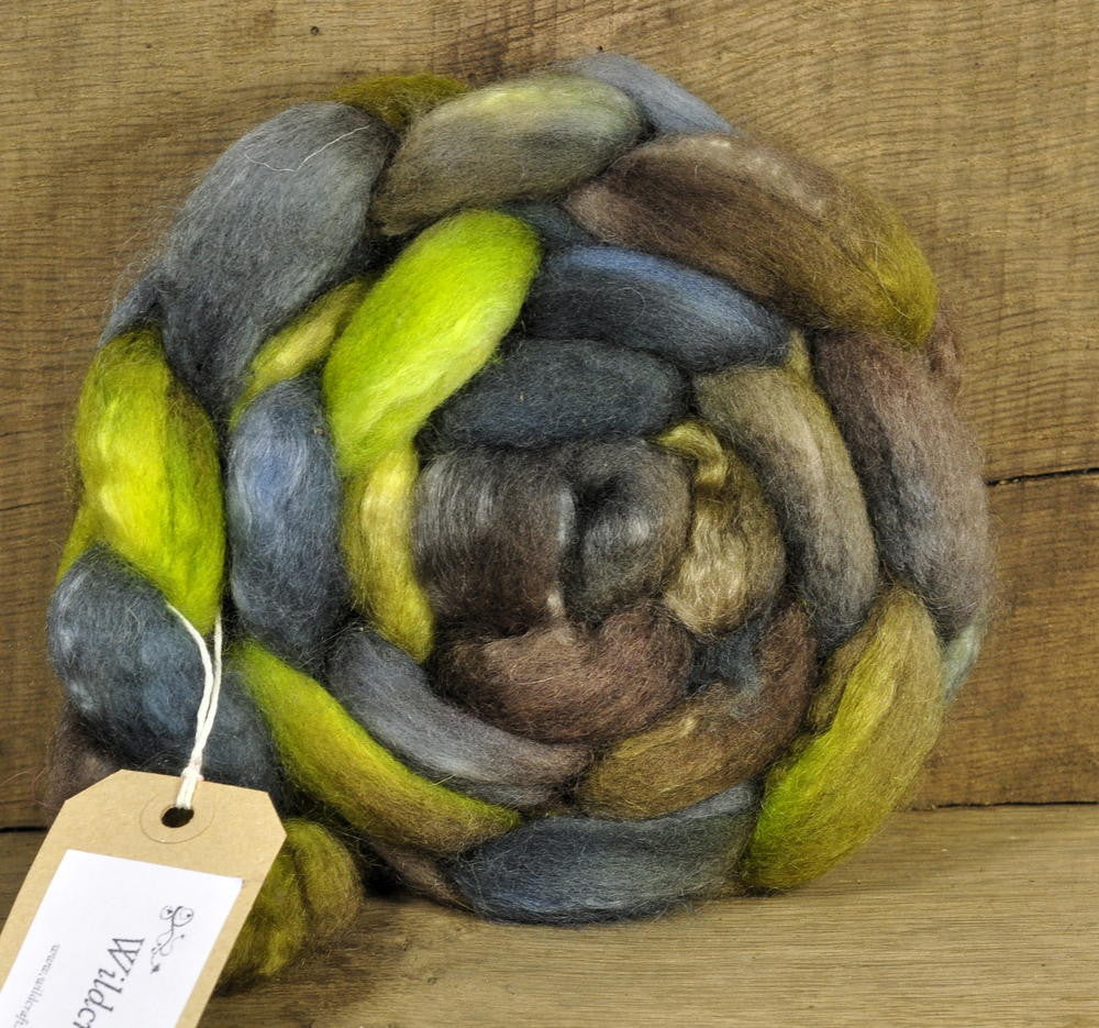 BFL/Kid Mohair Top - Lichens